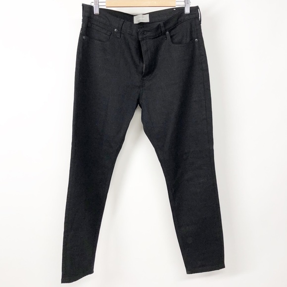Everlane Denim - Everlane Black Skinny Mid Rise Jeans